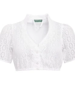 Country Line Dirndlbluse In Weiß