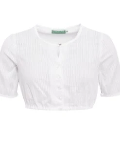 Country Line Dirndlbluse In Weiß