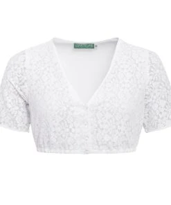 Country Line Dirndlbluse In Weiß