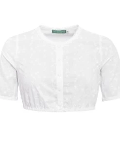 Country Line Dirndlbluse In Weiß