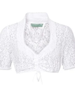 Country Line Dirndlbluse In Weiß