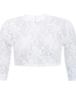 Country Line Dirndlbluse In Weiß