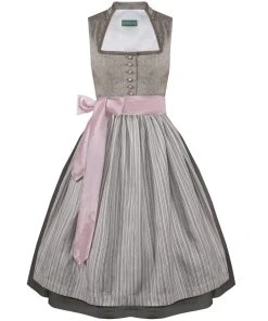 Country Line Midi Dirndl In Beige