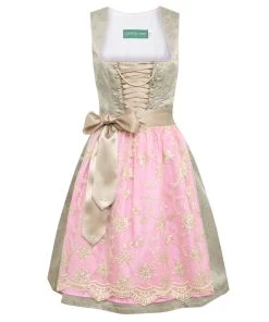 Country Line Midi Dirndl In Beige