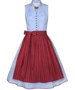 Country Line Midi Dirndl In Blau
