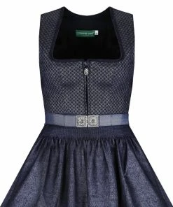 Country Line Midi Dirndl In Dunkelblau -Stockerpoint Verkaufsgeschäft country line midi dirndl in dunkelblau 2