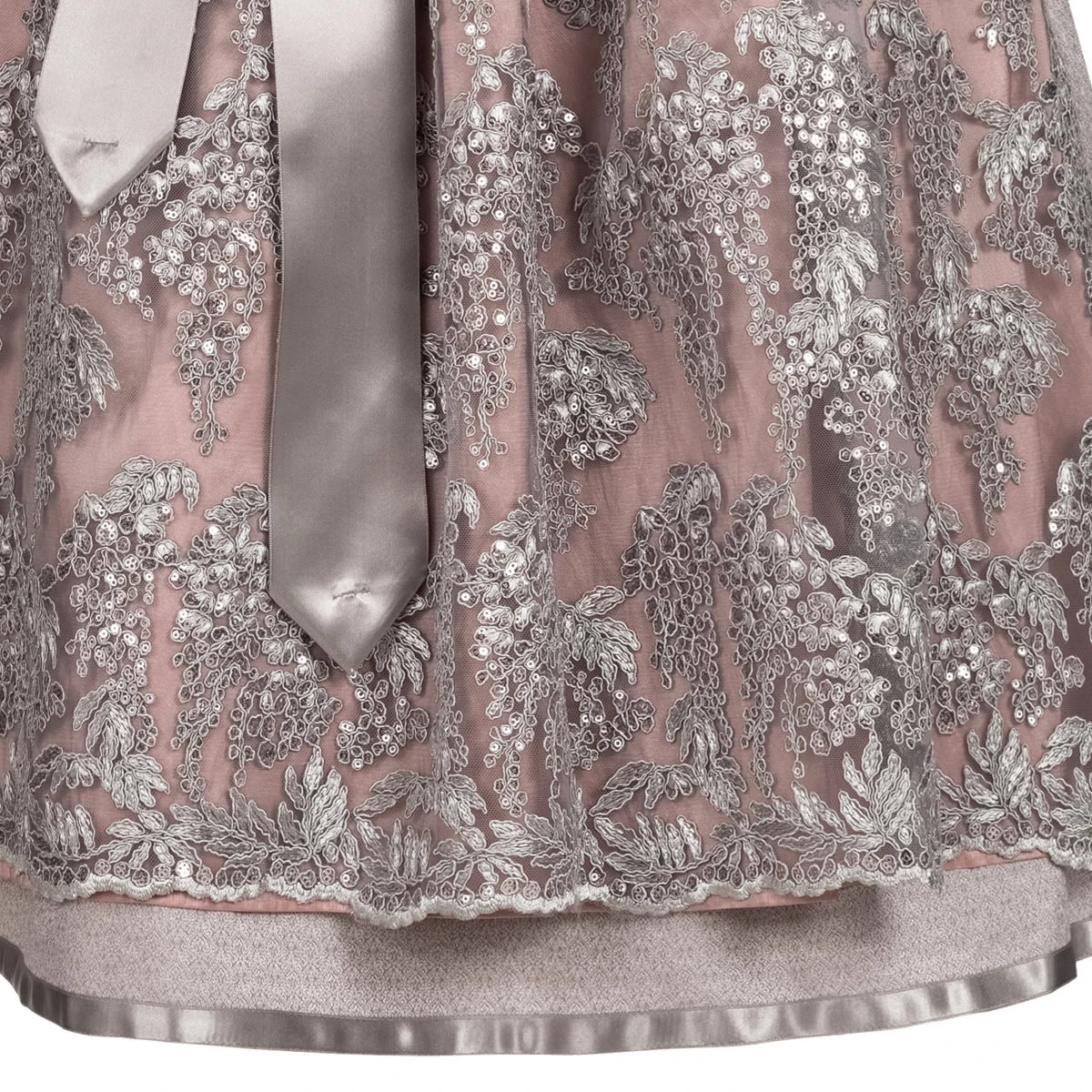 Country Line Midi Dirndl In Grau 6 Country Line Midi Dirndl In Grau – Bild 4