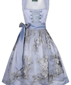 Country Line Midi Dirndl In Hellblau