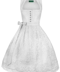 Country Line Midi Dirndl In Hellgrau