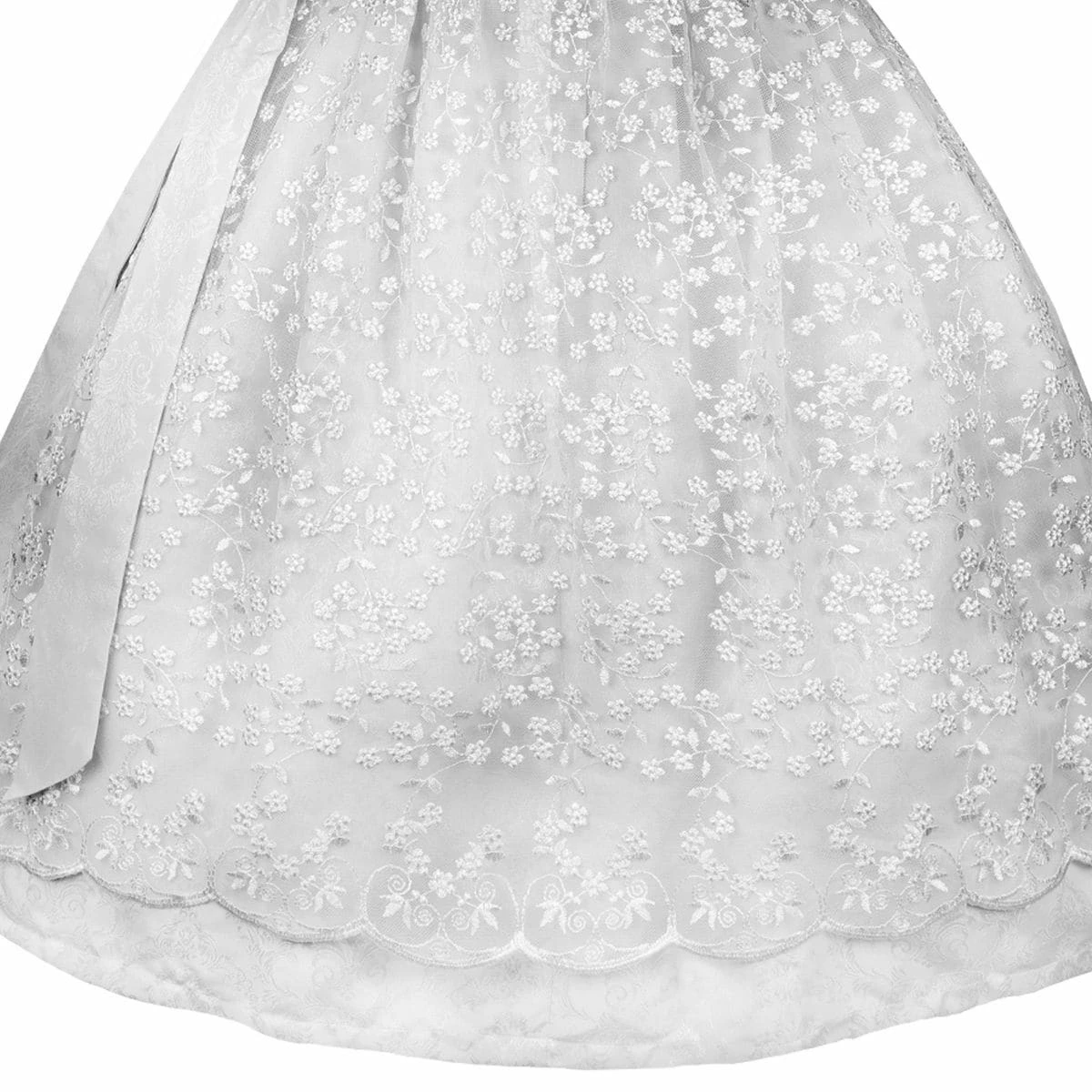 Country Line Midi Dirndl In Hellgrau 7 Country Line Midi Dirndl In Hellgrau – Bild 5