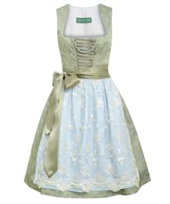 Country Line Midi Dirndl In Kaki