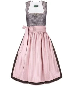 Country Line Midi Dirndl In Rose