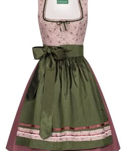 Country Line Midi Dirndl In Rose