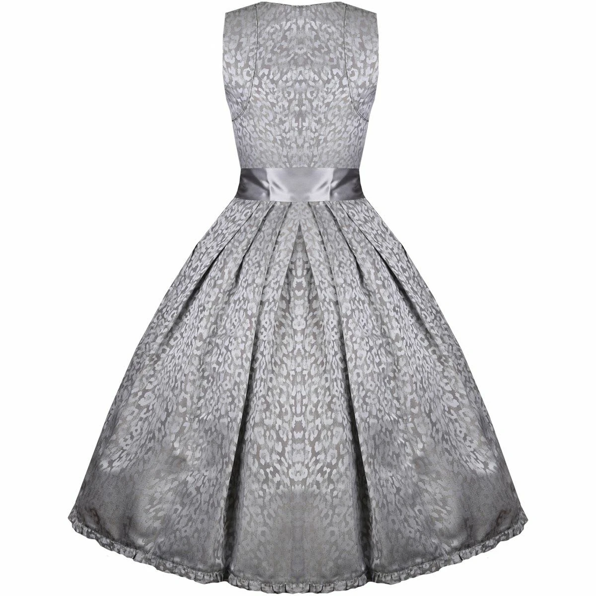 Country Line Midi Dirndl In Silber 8 Country Line Midi Dirndl In Silber – Bild 6