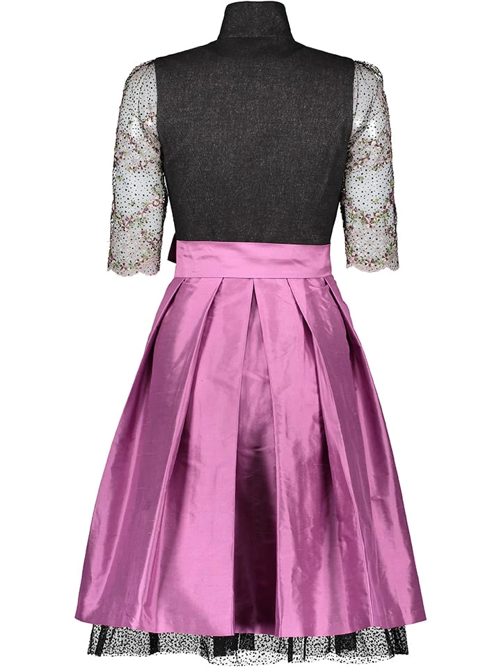 Dirndl Couture By Astrid Söll Dirndl "Frühlingstraum" In Schwarz/ Lila 4 Dirndl Couture By Astrid Söll Dirndl "Frühlingstraum" In Schwarz/ Lila – Bild 2