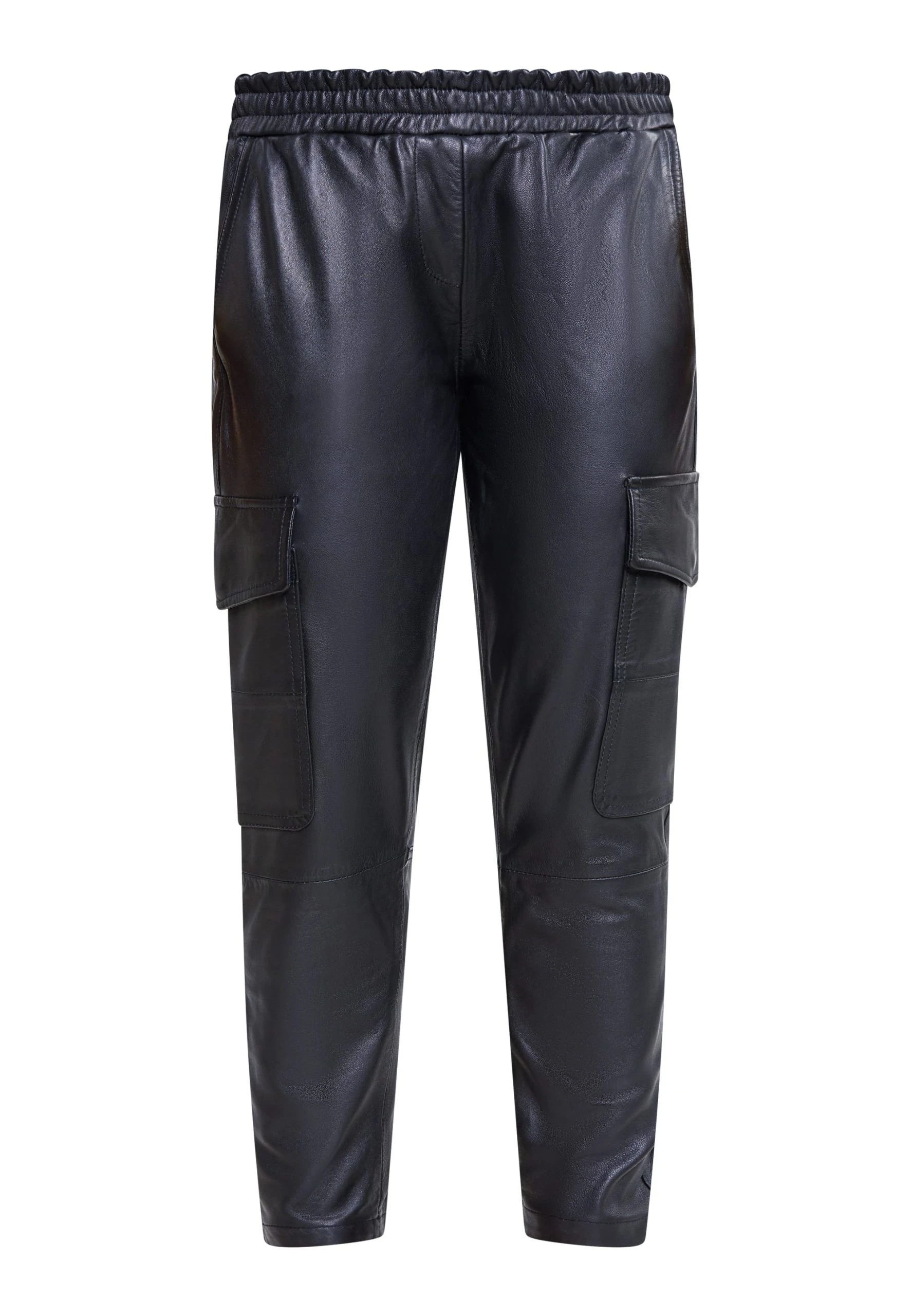 DreiMaster Vintage Lederhose Embell In Schwarz 3 DreiMaster Vintage Lederhose Embell In Schwarz