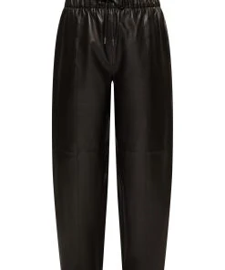 DreiMaster Vintage Lederhose In Schwarz