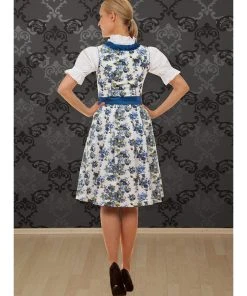 Edelnice Dirndl "Estefania" In Weiß/ Blau 8 Edelnice Dirndl "Estefania" In Weiß/ Blau -Stockerpoint Verkaufsgeschäft edelnice dirndl estefania in weiss blau 2