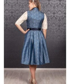 Edelnice Dirndl "Estelle" In Blau/ Creme 10 Edelnice Dirndl "Estelle" In Blau/ Creme -Stockerpoint Verkaufsgeschäft edelnice dirndl estelle in blau creme 3