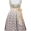 Edelnice Dirndl In Beige/ Hellbraun/ Weiß -Stockerpoint Verkaufsgeschäft edelnice dirndl in beige hellbraun weiss