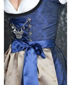 Edelnice Dirndl In Blau/ Beige -Stockerpoint Verkaufsgeschäft edelnice dirndl in blau beige 3
