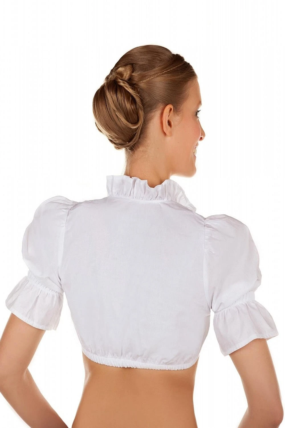 Edelnice Dirndlbluse In Weiß 6 Edelnice Dirndlbluse In Weiß – Bild 4