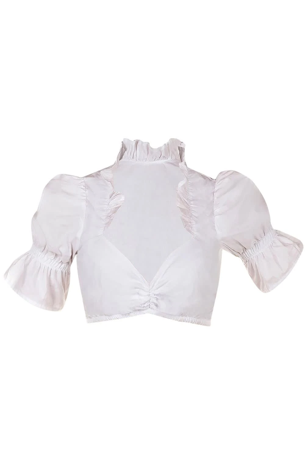 Edelnice Dirndlbluse In Weiß 3 Edelnice Dirndlbluse In Weiß