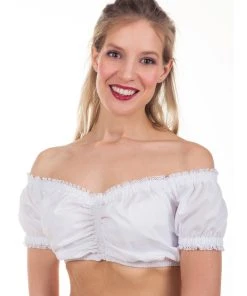 Edelnice Dirndlbluse "Irina" In Weiß