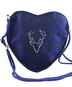 Edelnice Dirndltasche In Royalblau Und Leichtem Schwarz