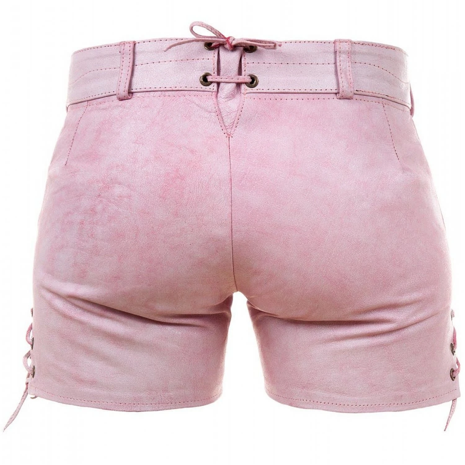 Edelnice Ledershorts In Pink 4 Edelnice Ledershorts In Pink – Bild 2