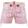 Edelnice Ledershorts In Pink -Stockerpoint Verkaufsgeschäft edelnice ledershorts in pink