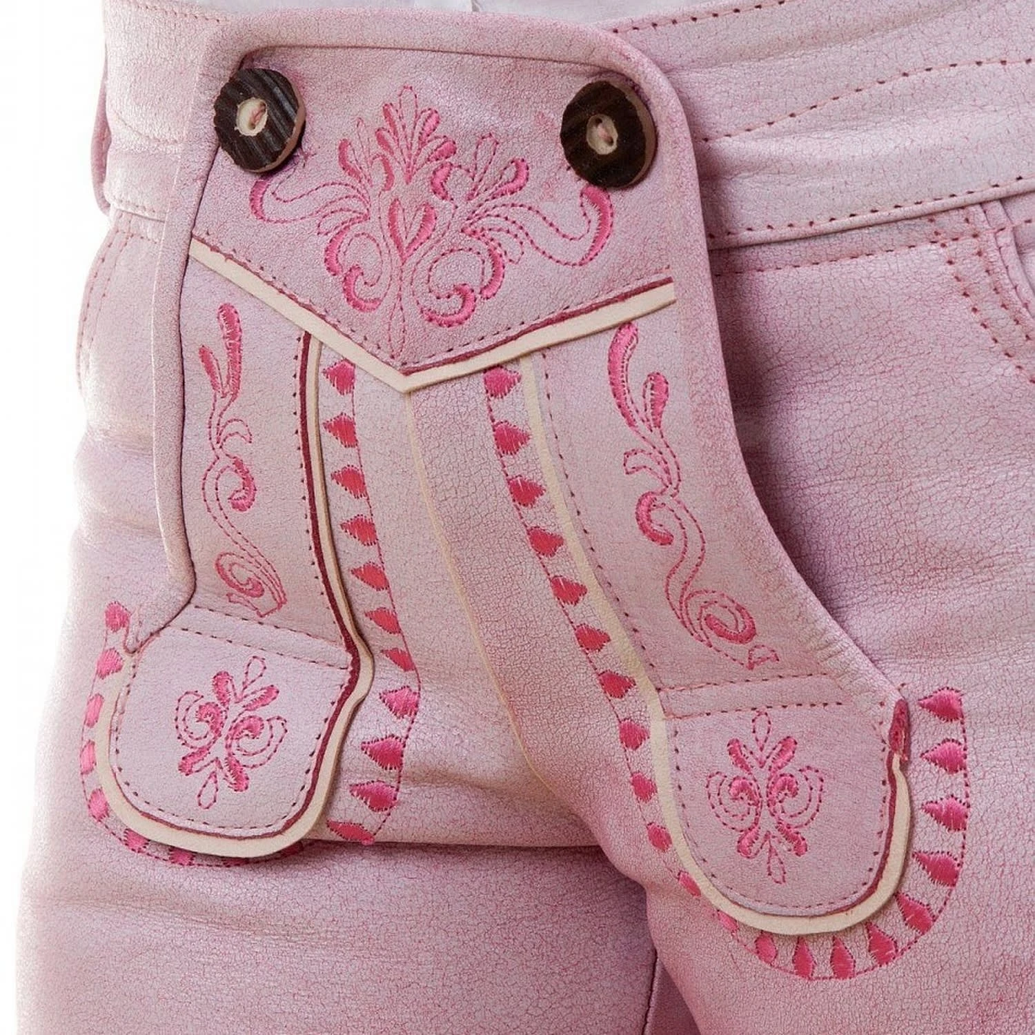 Edelnice Ledershorts In Pink 5 Edelnice Ledershorts In Pink – Bild 3