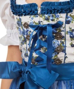 Edelnice Midi Dirndl 2-teilig Estefania In Blau -Stockerpoint Verkaufsgeschäft edelnice midi dirndl 2 teilig estefania in blau 2