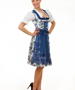 Edelnice Midi Dirndl 2-teilig Estefania In Blau -Stockerpoint Verkaufsgeschäft edelnice midi dirndl 2 teilig estefania in blau 6