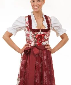 Edelnice Midi Dirndl 2-teilig Estefania In Rot -Stockerpoint Verkaufsgeschäft edelnice midi dirndl 2 teilig estefania in rot 2
