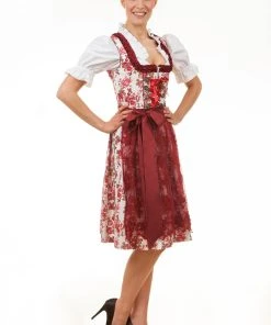 Edelnice Midi Dirndl 2-teilig Estefania In Rot -Stockerpoint Verkaufsgeschäft edelnice midi dirndl 2 teilig estefania in rot 5