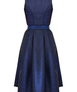 Edelnice Midi Dirndl 2-teilig In Blau, Gold -Stockerpoint Verkaufsgeschäft edelnice midi dirndl 2 teilig in blau gold 1