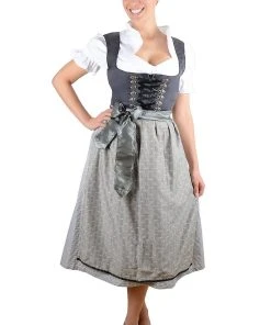 Edelnice Midi Dirndl 3-teilig In Anthrazit -Stockerpoint Verkaufsgeschäft edelnice midi dirndl 3 teilig in anthrazit 2