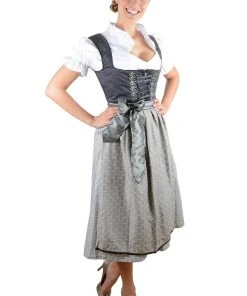 Edelnice Midi Dirndl 3-teilig In Anthrazit -Stockerpoint Verkaufsgeschäft edelnice midi dirndl 3 teilig in anthrazit 3