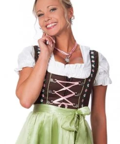 Edelnice Mini Dirndl 3-teilig In Grün, Pink 11 Edelnice Mini Dirndl 3-teilig In Grün, Pink -Stockerpoint Verkaufsgeschäft edelnice mini dirndl 3 teilig in grun pink 3