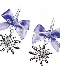 Edelnice Ohrhänger In Silber, Lila