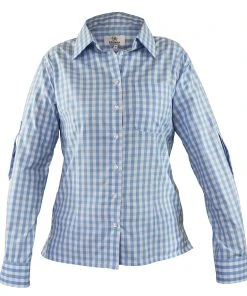 Edelnice Trachtenhemd In Hellblau