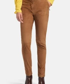 Fadenmeister Berlin Lederhose Leather In Cognac