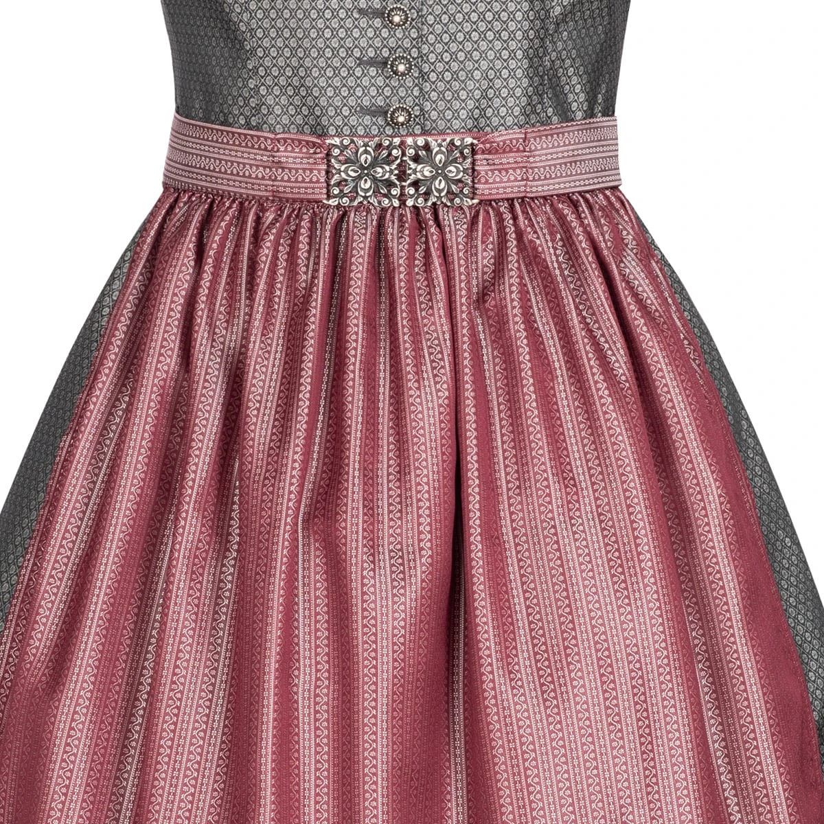 Gwandlalm Midi Dirndl In Anthrazit 6 Gwandlalm Midi Dirndl In Anthrazit – Bild 4