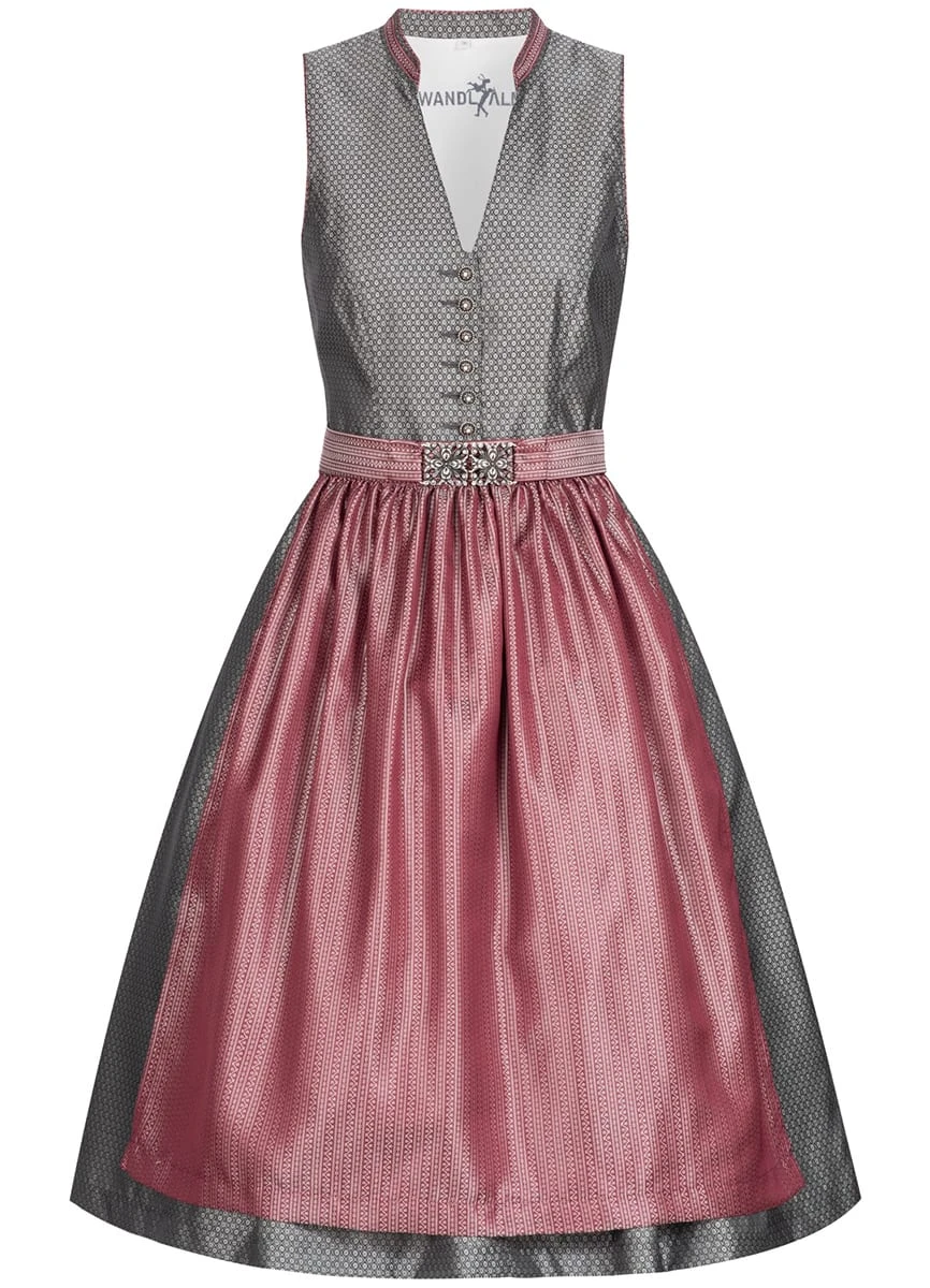 Gwandlalm Midi Dirndl In Anthrazit 3 Gwandlalm Midi Dirndl In Anthrazit