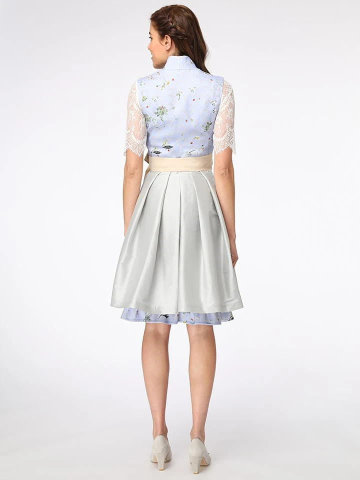 Halali By Astrid Söll Dirndl "Florentina" In Hellgrau/ Blau 4 Halali By Astrid Söll Dirndl "Florentina" In Hellgrau/ Blau – Bild 2