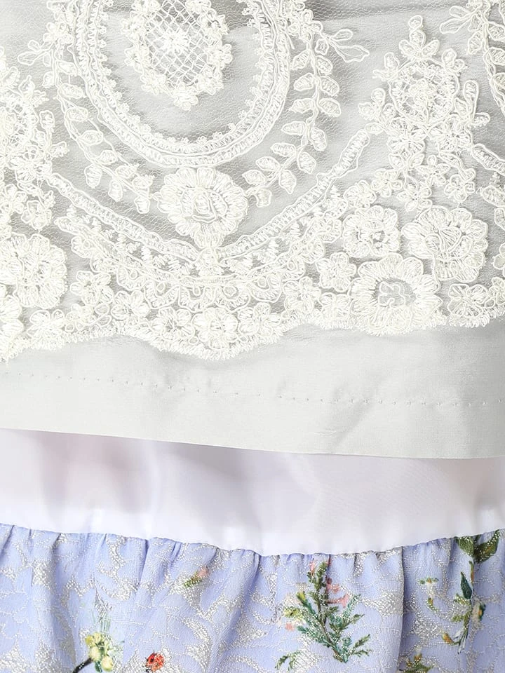 Halali By Astrid Söll Dirndl "Florentina" In Hellgrau/ Blau 6 Halali By Astrid Söll Dirndl "Florentina" In Hellgrau/ Blau – Bild 4