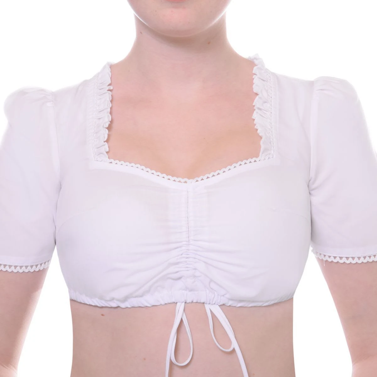 Hammerschmid Dirndlbluse In Weiß 5 Hammerschmid Dirndlbluse In Weiß – Bild 3