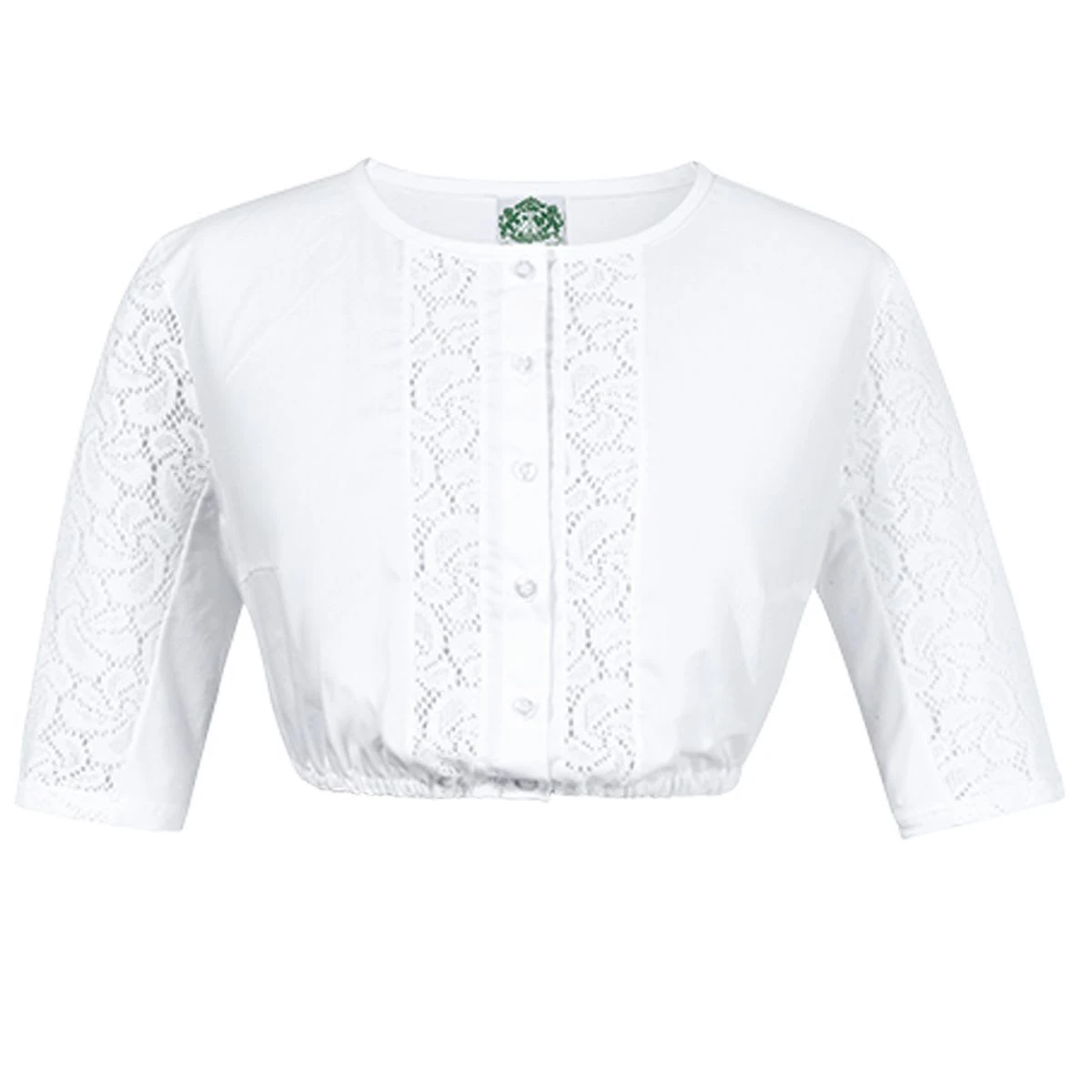 Hammerschmid Dirndlbluse In Weiß 4 Hammerschmid Dirndlbluse In Weiß – Bild 2