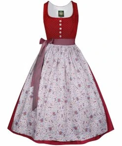 Hammerschmid Langes Dirndl In Rot -Stockerpoint Verkaufsgeschäft hammerschmid langes dirndl in rot 2